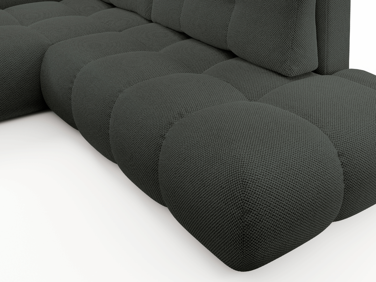 Sofá cama esquinero MAGENTA - Diseño asimétrico y ultra confort
