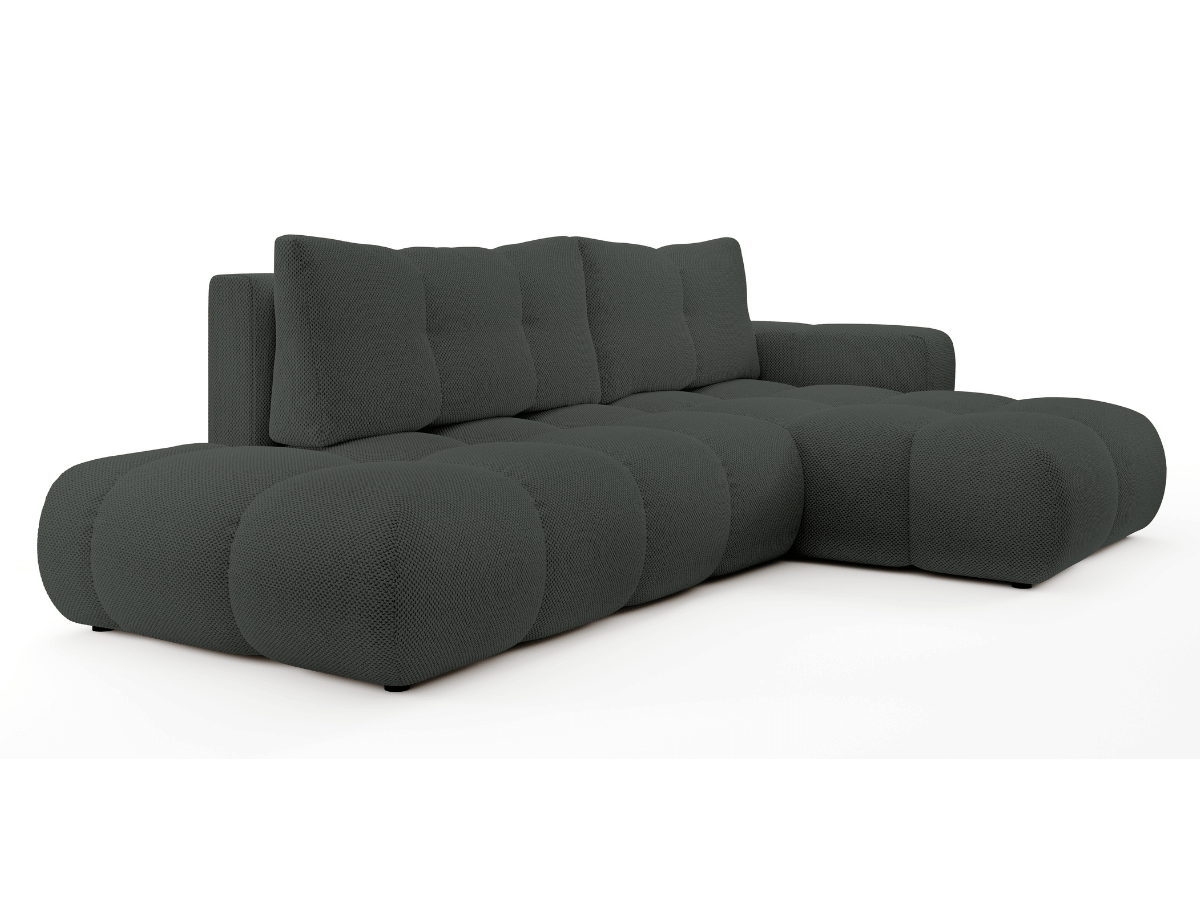 Sofá cama esquinero MAGENTA - Diseño asimétrico y ultra confort