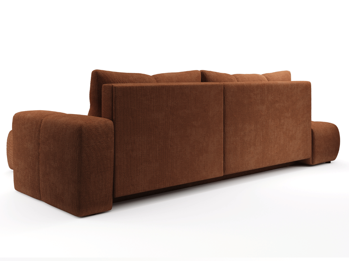Sofá cama esquinero MAGENTA - Diseño asimétrico y ultra confort