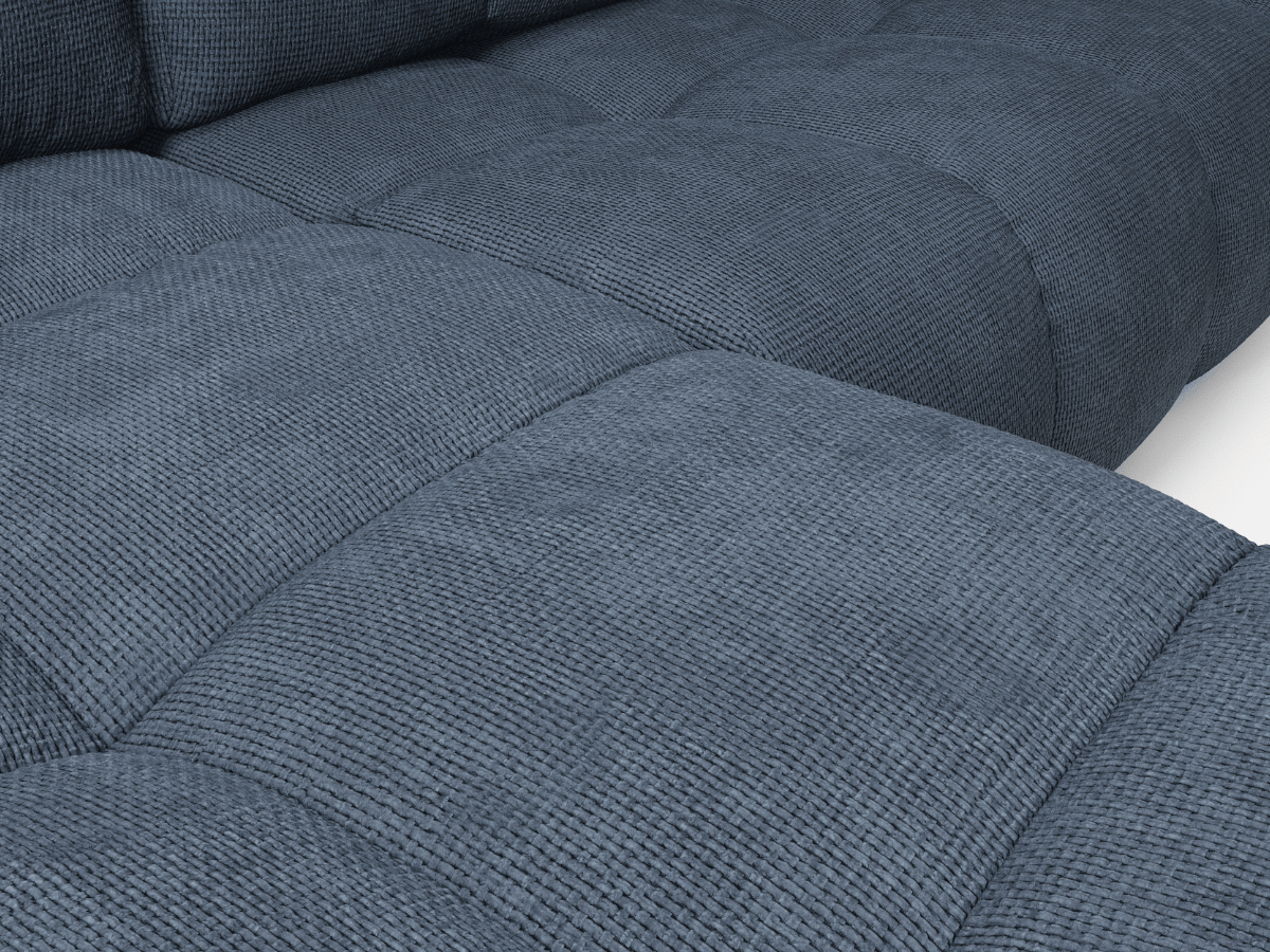 Sofá cama esquinero MAGENTA - Diseño asimétrico y ultra confort