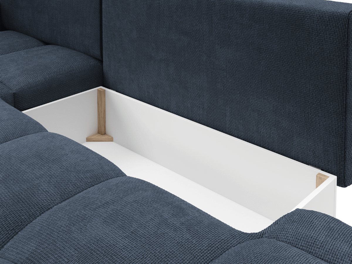 Sofá cama esquinero MAGENTA - Diseño asimétrico y ultra confort