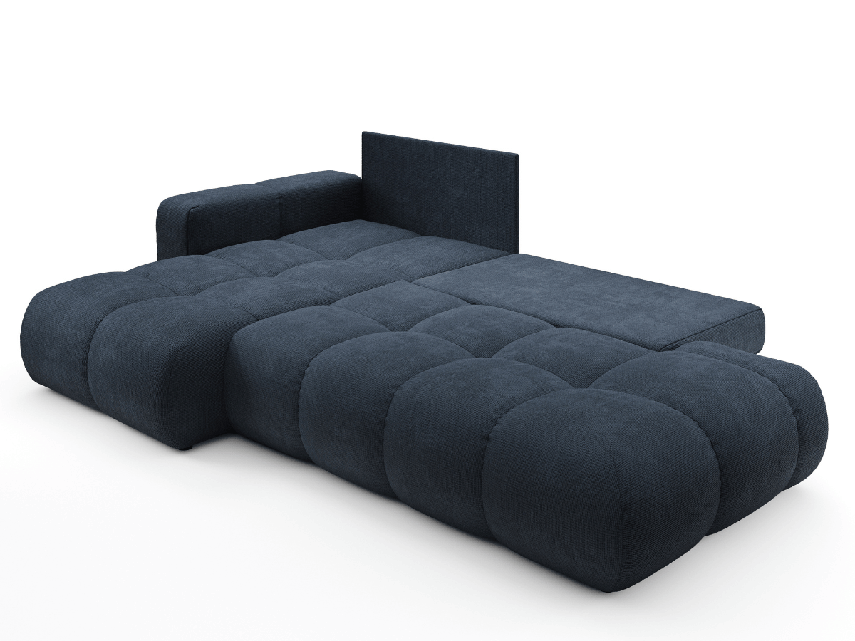 Sofá cama esquinero MAGENTA - Diseño asimétrico y ultra confort