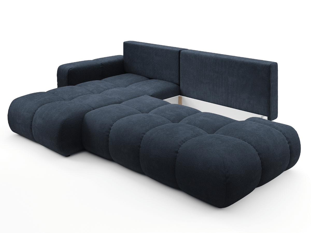 Sofá cama esquinero MAGENTA - Diseño asimétrico y ultra confort