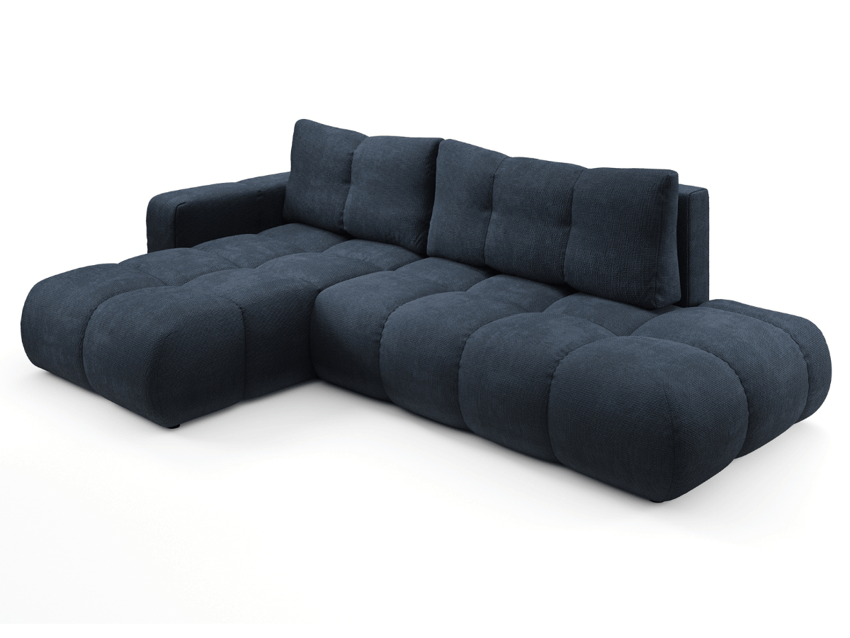 Sofá cama esquinero MAGENTA - Diseño asimétrico y ultra confort