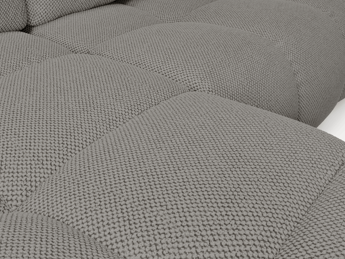 Sofá cama esquinero MAGENTA - Diseño asimétrico y ultra confort