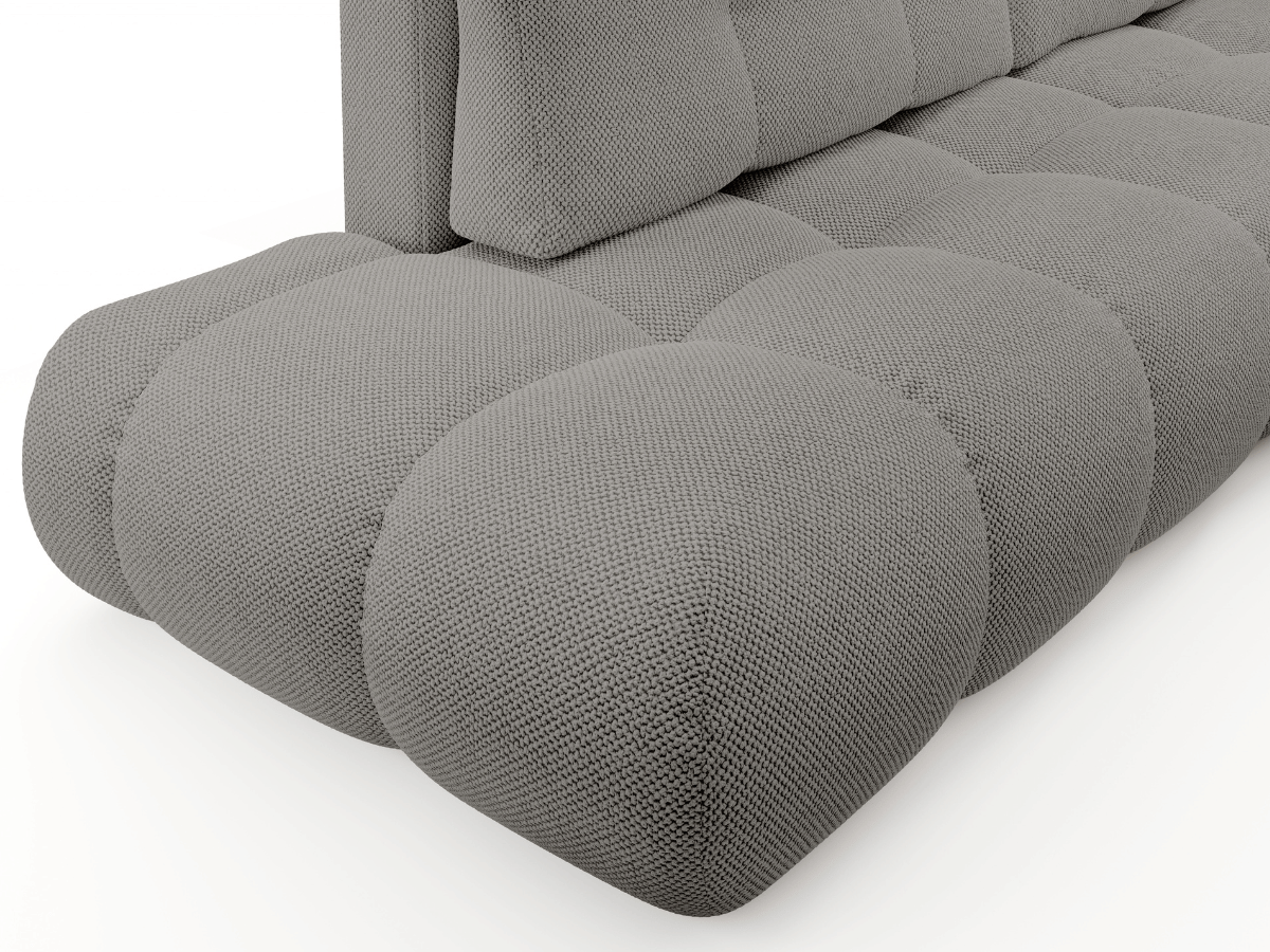 Sofá cama esquinero MAGENTA - Diseño asimétrico y ultra confort