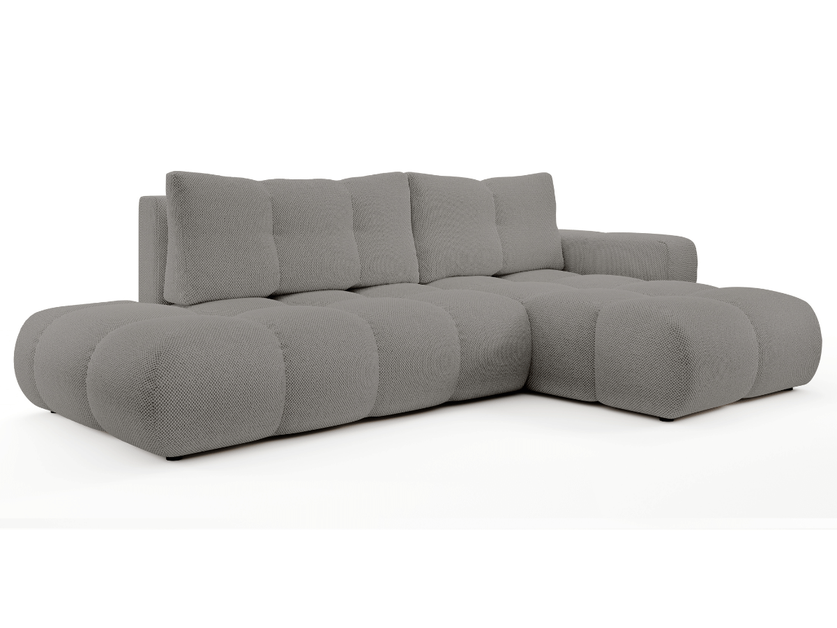 Sofá cama esquinero MAGENTA - Diseño asimétrico y ultra confort