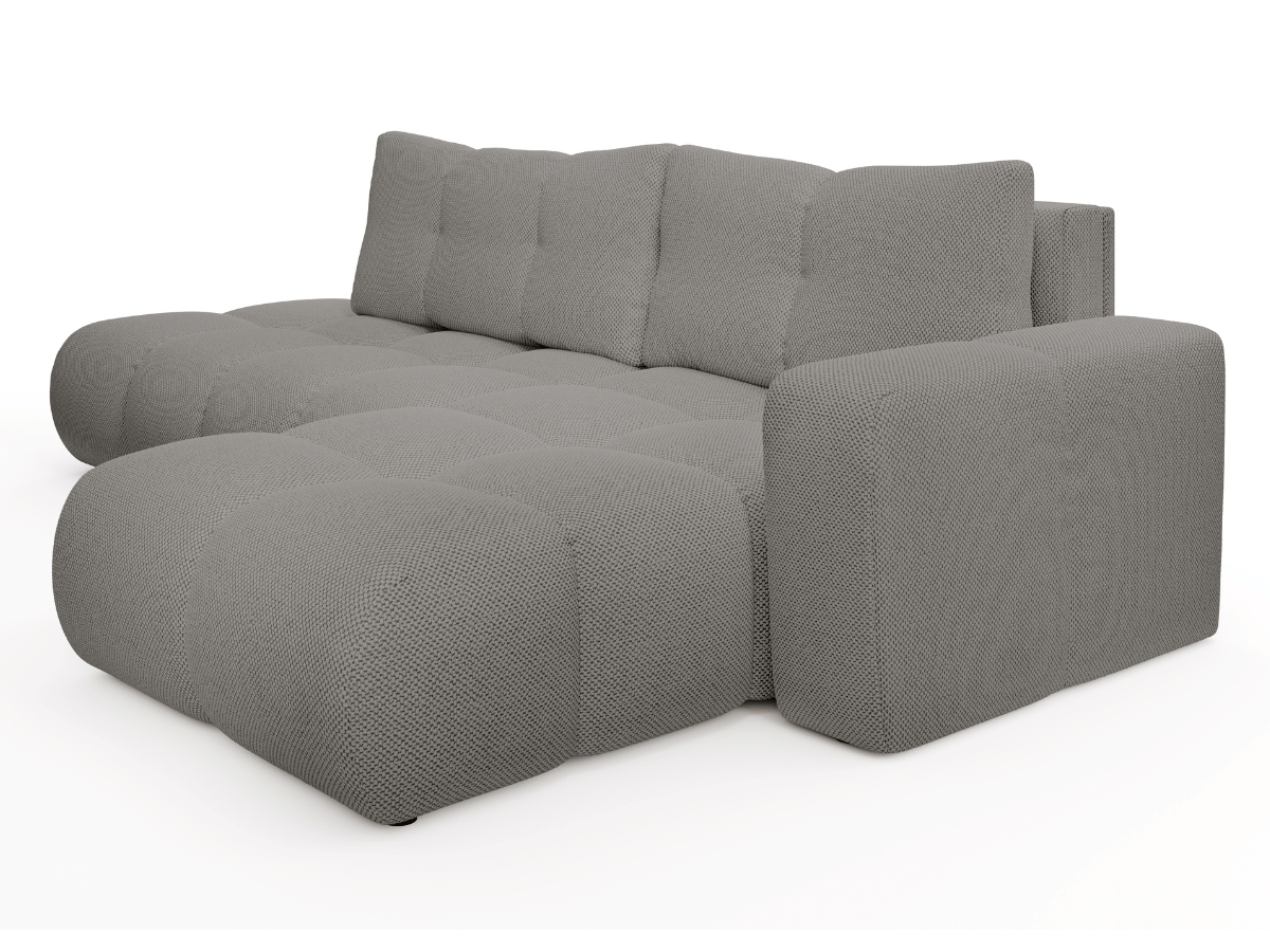 Sofá cama esquinero MAGENTA - Diseño asimétrico y ultra confort