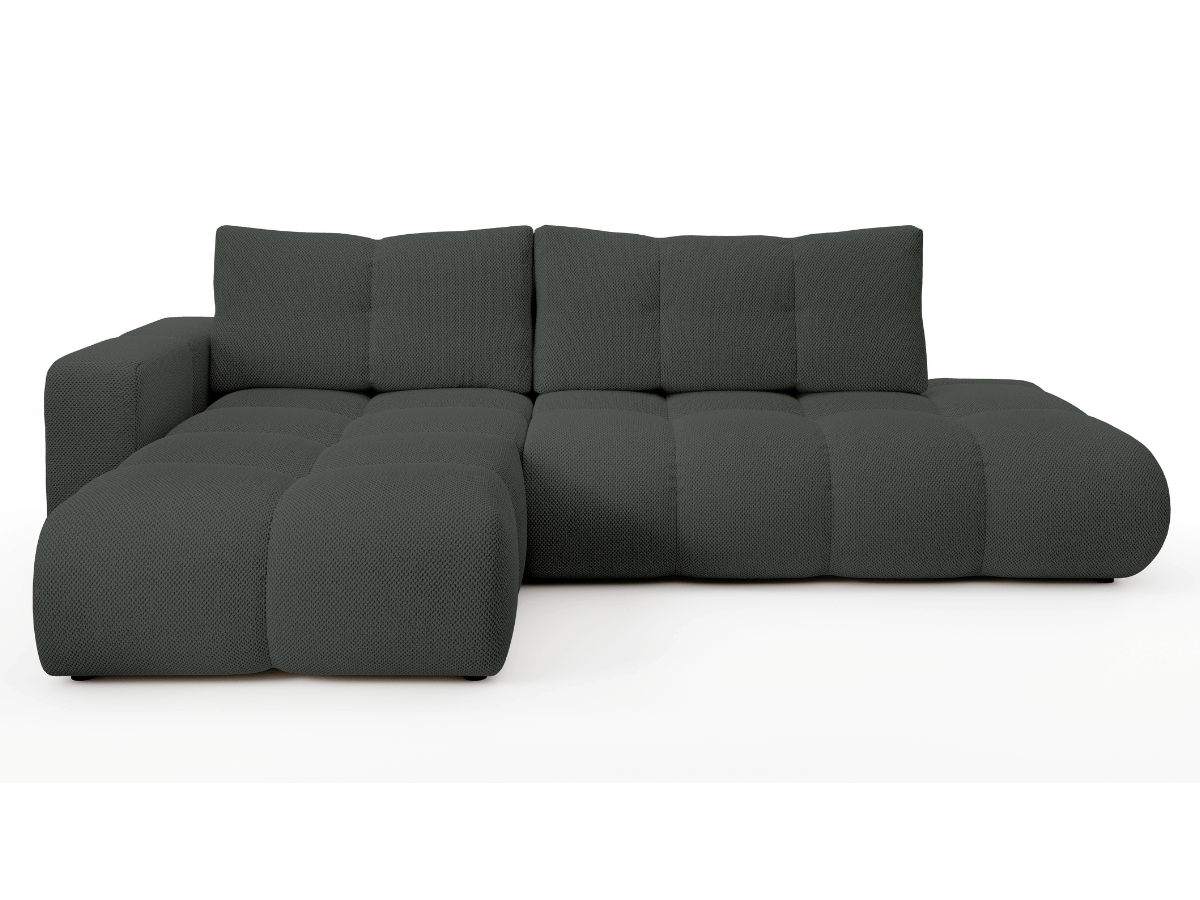 Sofá cama esquinero MAGENTA - Diseño asimétrico y ultra confort
