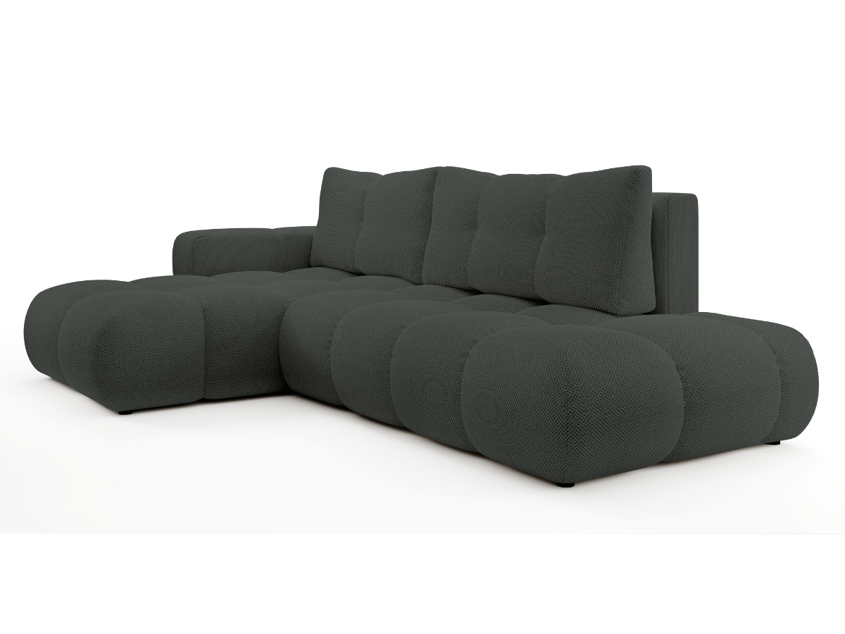 Sofá cama esquinero MAGENTA - Diseño asimétrico y ultra confort