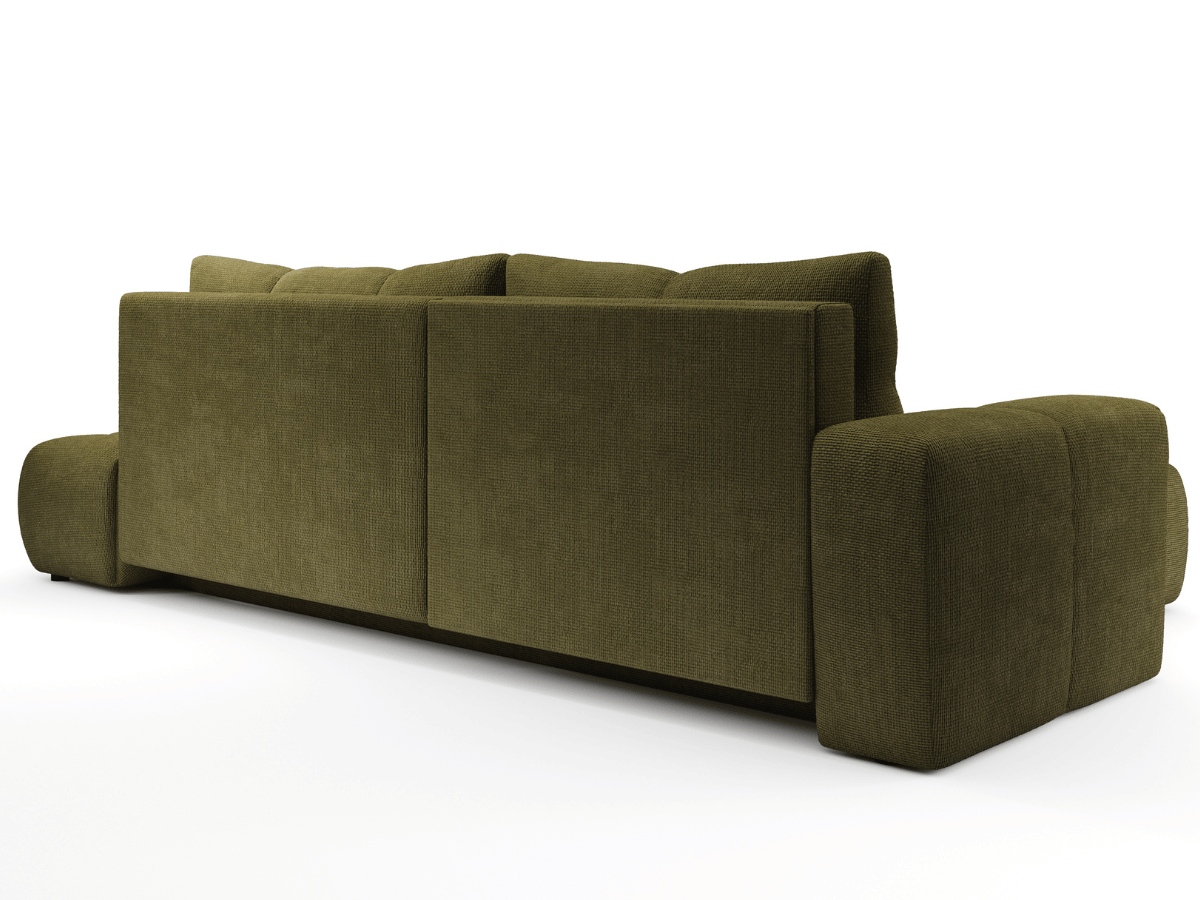 Sofá cama esquinero MAGENTA - Diseño asimétrico y ultra confort