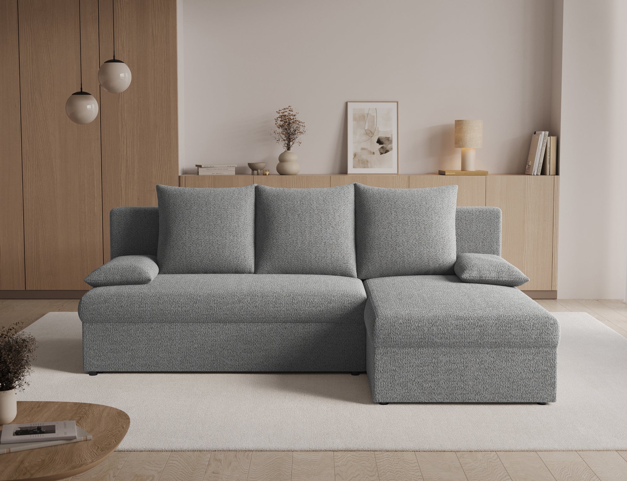 Canapé d’angle Convertible Bastille – Compact, Gain de Place & Petit Prix