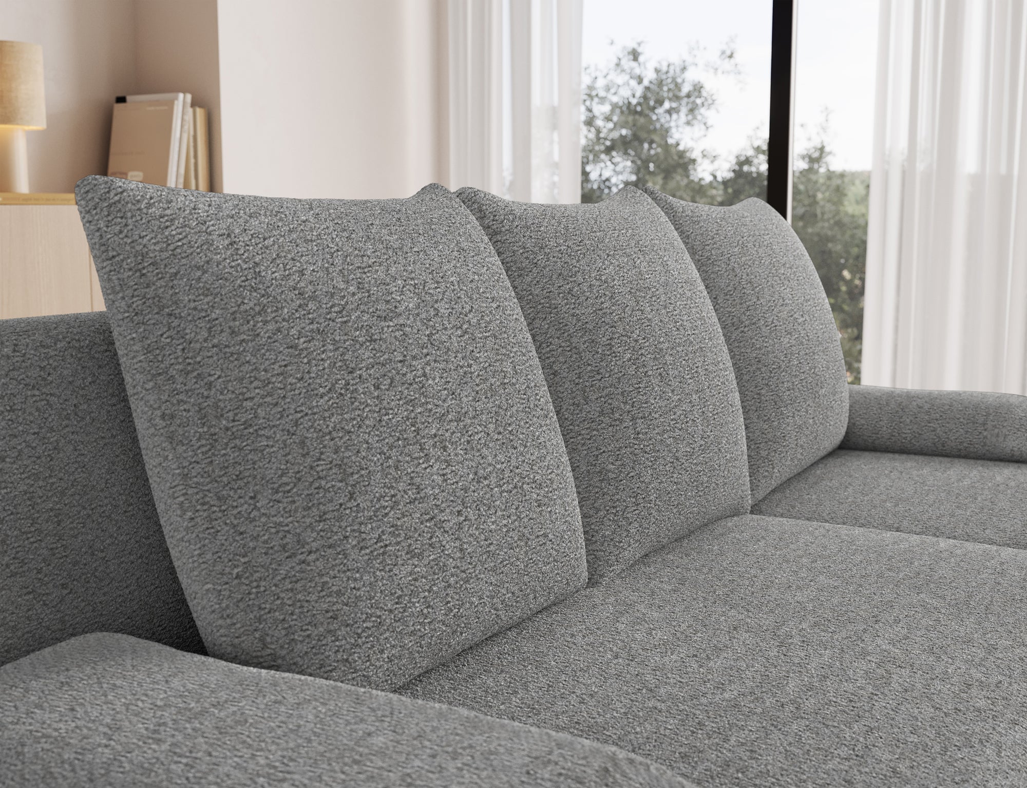 Canapé d’angle Convertible Bastille – Compact, Gain de Place & Petit Prix