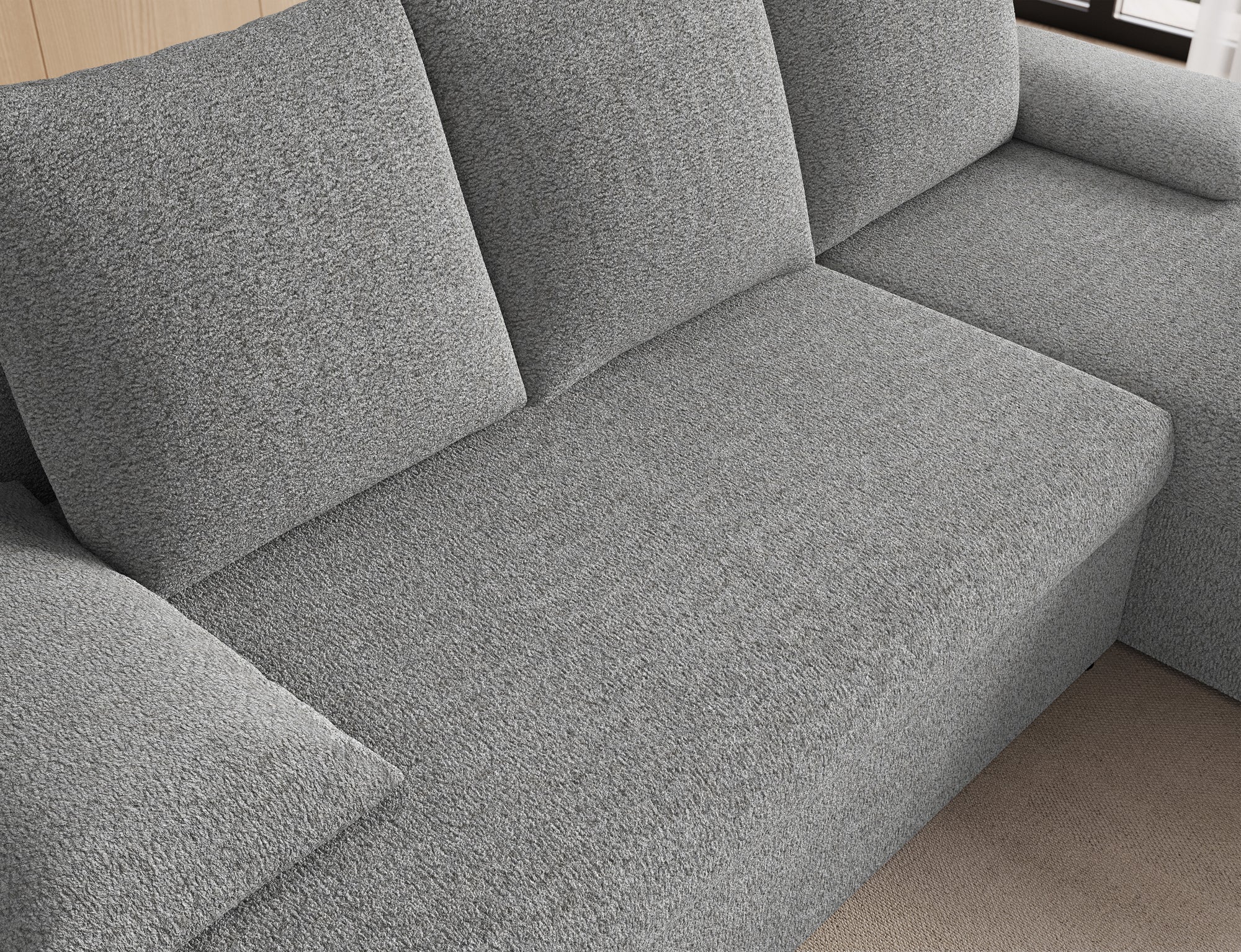 Canapé d’angle Convertible Bastille – Compact, Gain de Place & Petit Prix