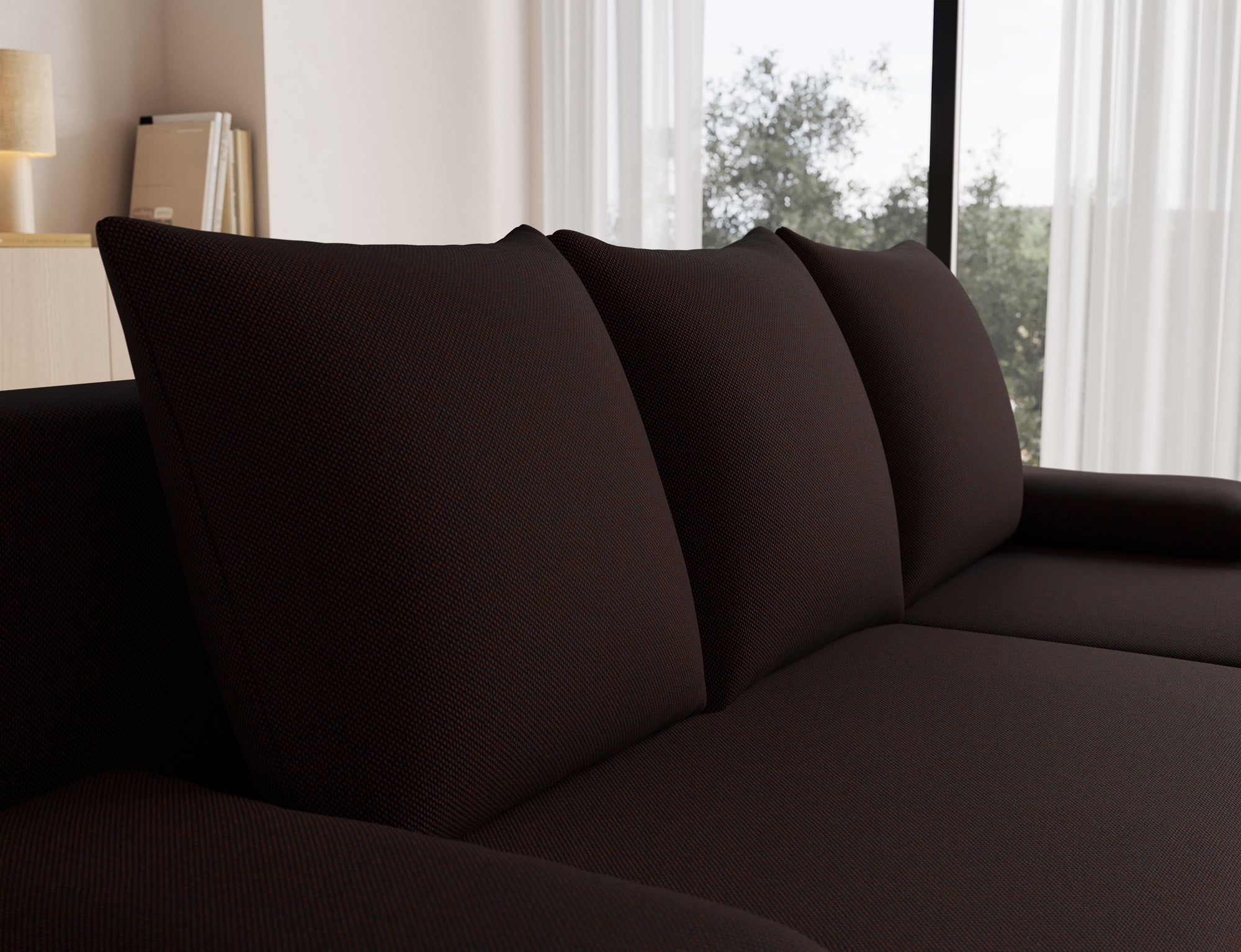 Canapé d’angle Convertible Bastille – Compact, Gain de Place & Petit Prix