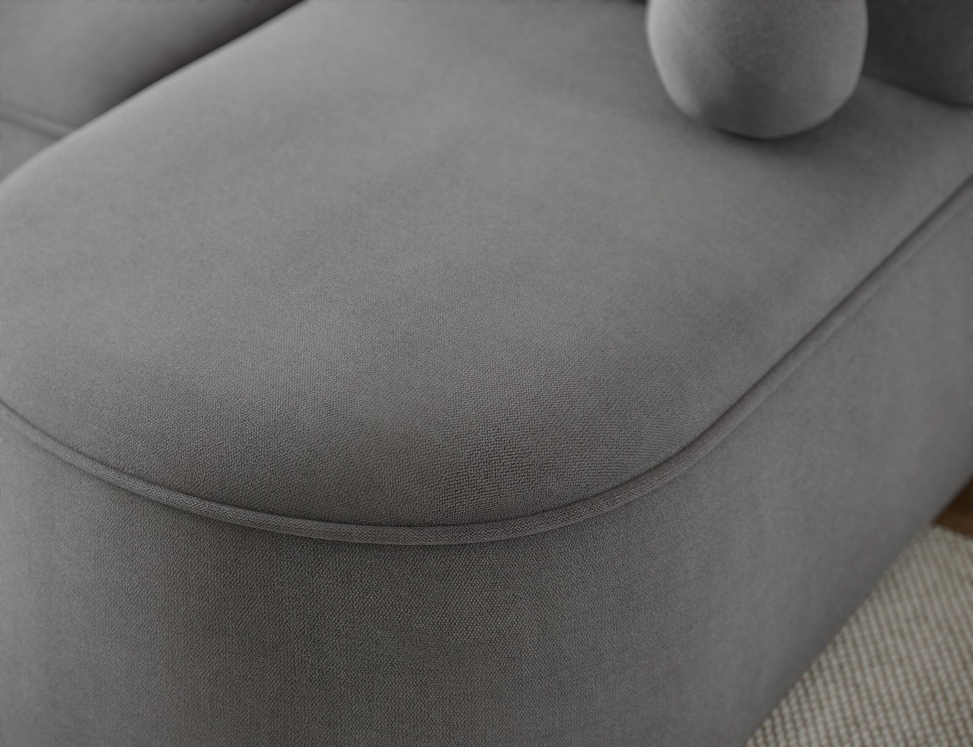 Canapé d’angle convertible avec coffre, idéal petit espace – Châtelet