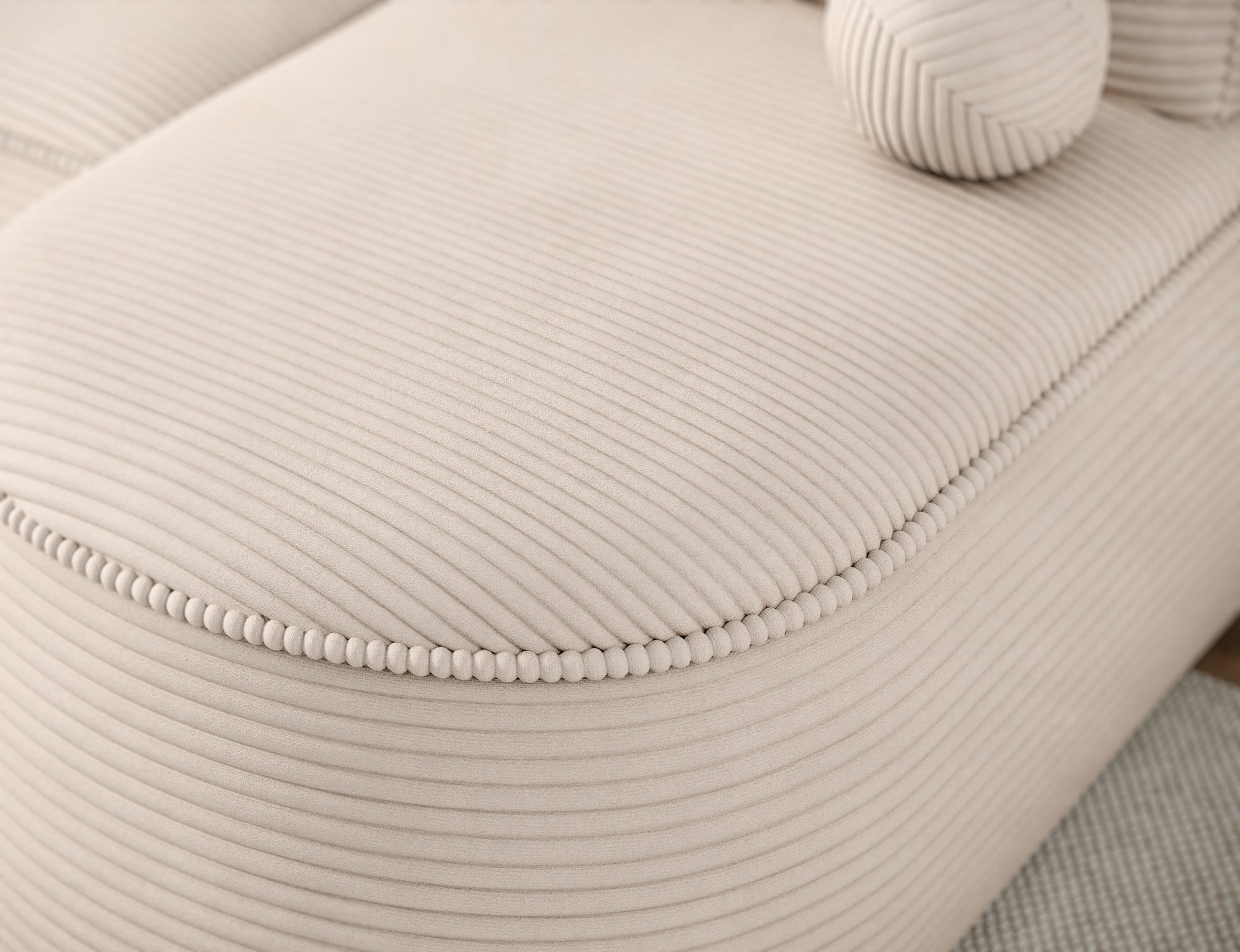 Canapé d’angle convertible avec coffre, idéal petit espace – Châtelet