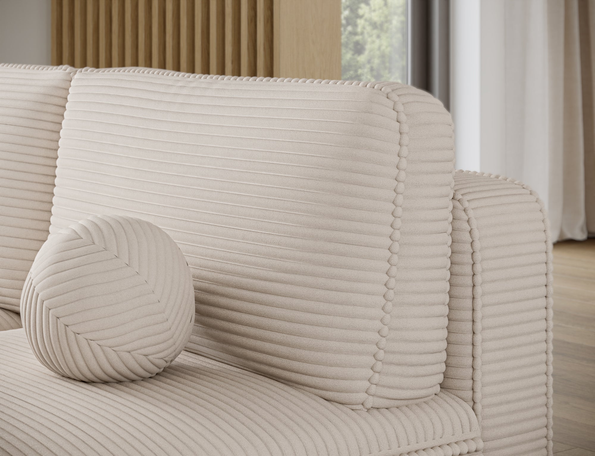 Canapé d’angle convertible avec coffre, idéal petit espace – Châtelet