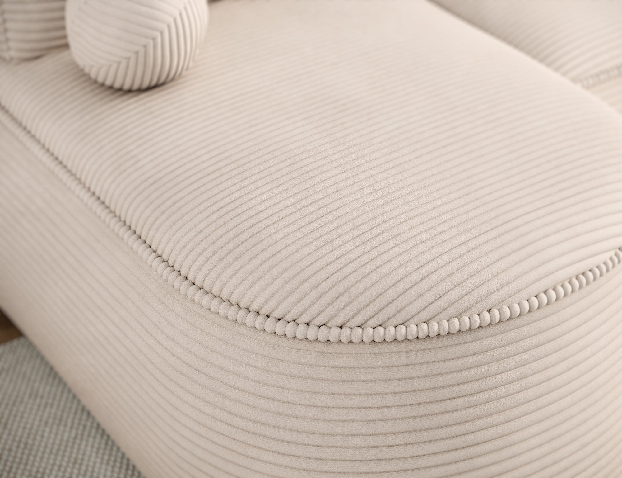 Canapé d’angle convertible avec coffre, idéal petit espace – Châtelet