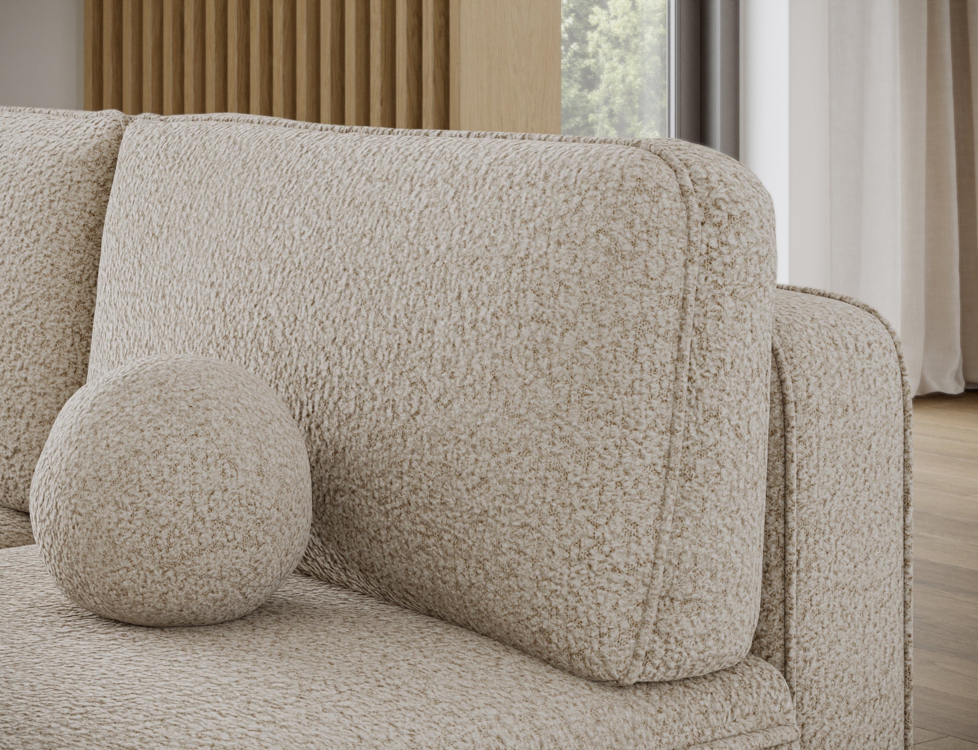 Canapé d’angle convertible avec coffre, idéal petit espace – Châtelet