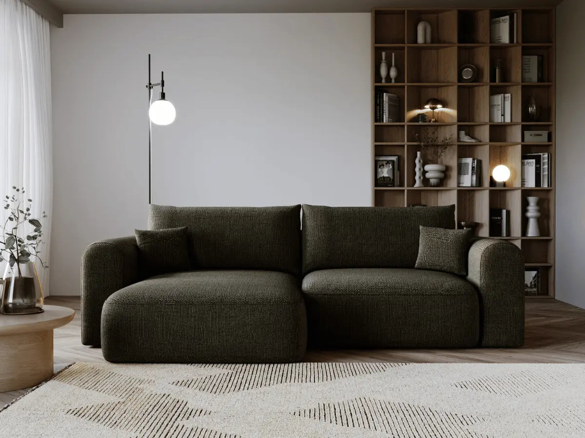 Canapé d'angle convertible avec grande méridienne - TROCADERO