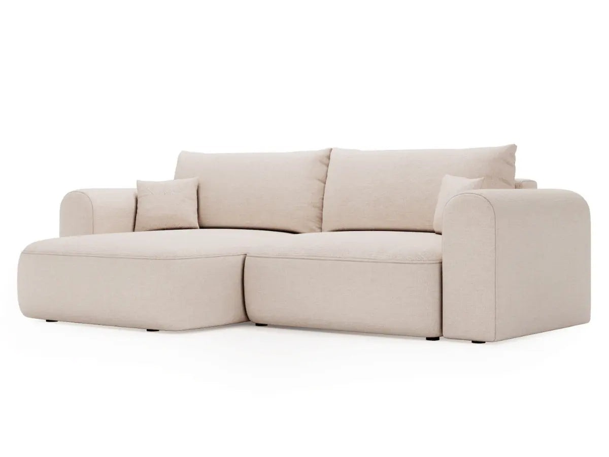Canapé d'angle convertible avec grande méridienne - TROCADERO