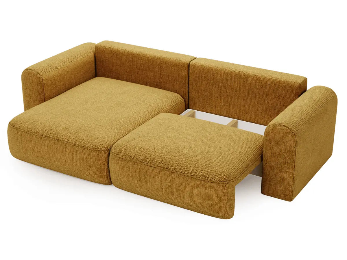 Canapé d'angle convertible avec grande méridienne - TROCADERO