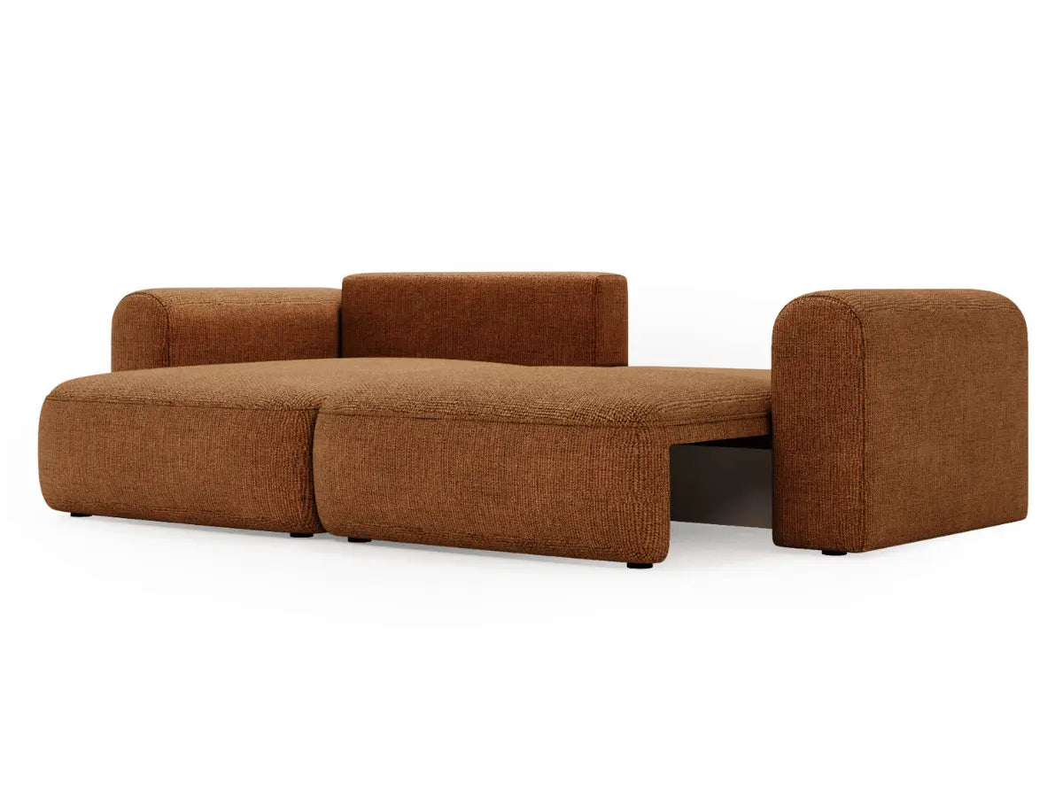 Canapé d'angle convertible avec grande méridienne - TROCADERO