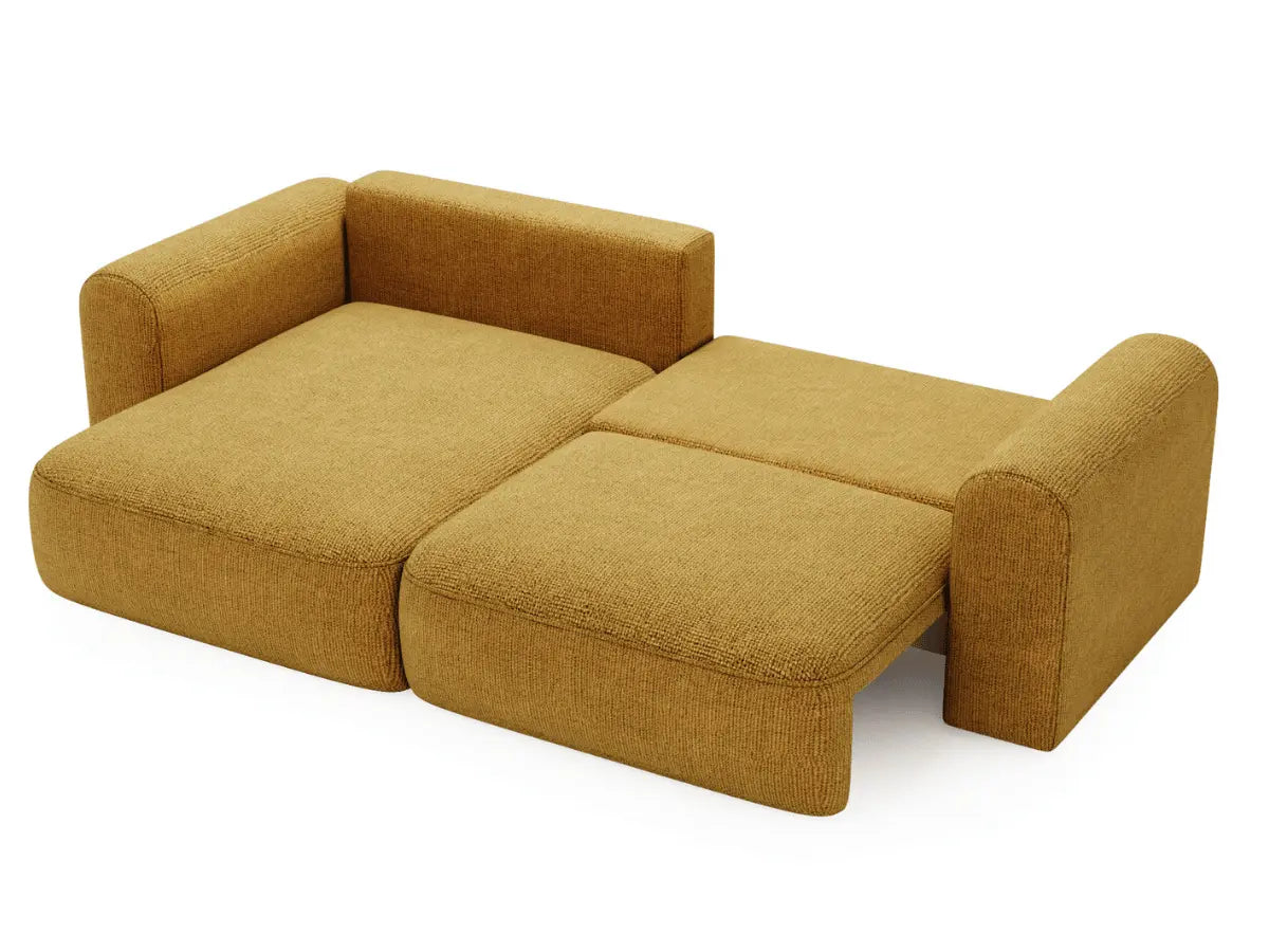 Canapé d'angle convertible avec grande méridienne - TROCADERO