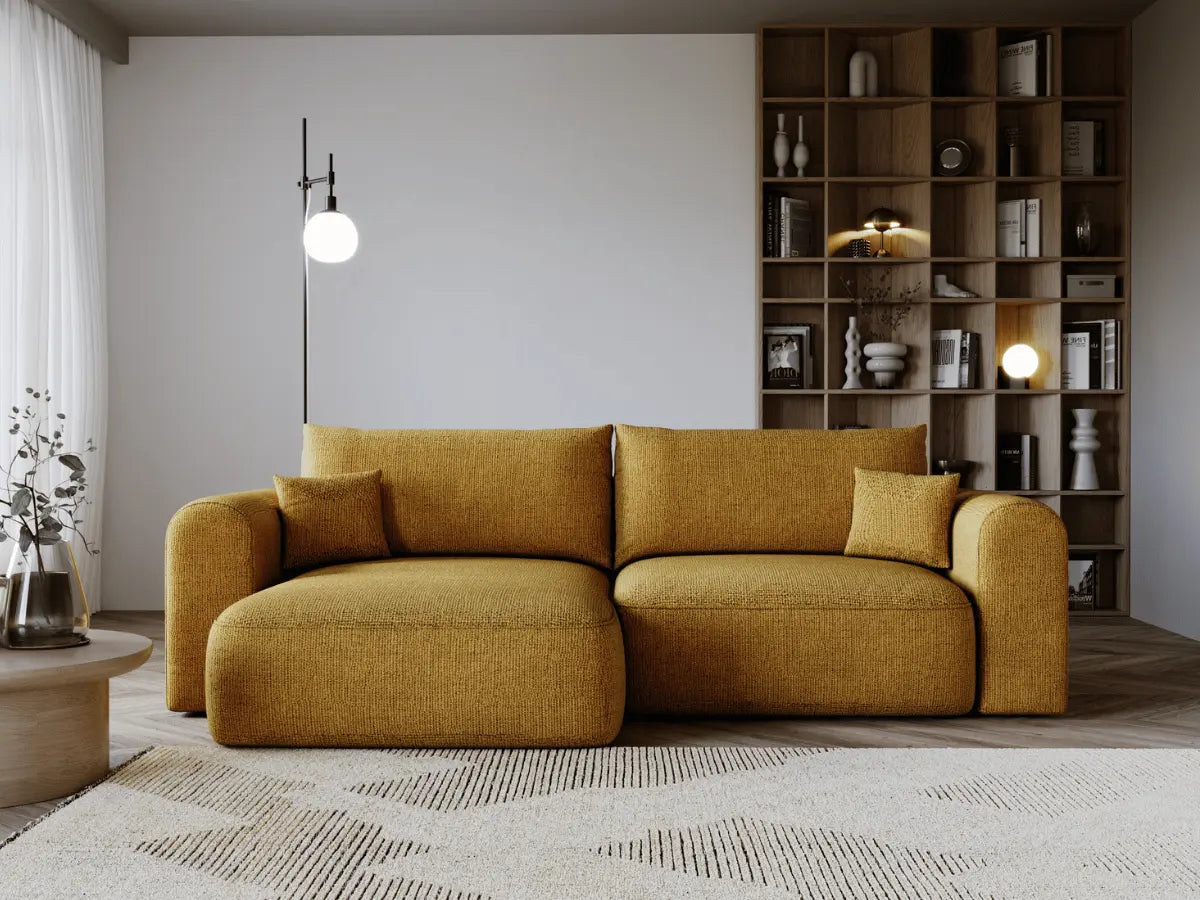 Canapé d'angle convertible avec grande méridienne - TROCADERO