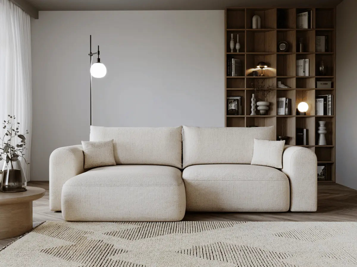 Canapé d'angle convertible avec grande méridienne - TROCADERO