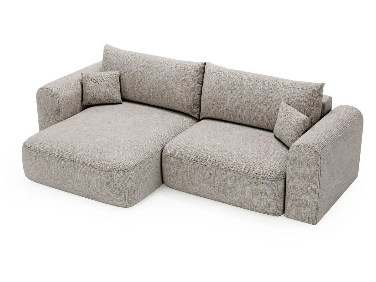 Canapé d'angle convertible avec grande méridienne - TROCADERO
