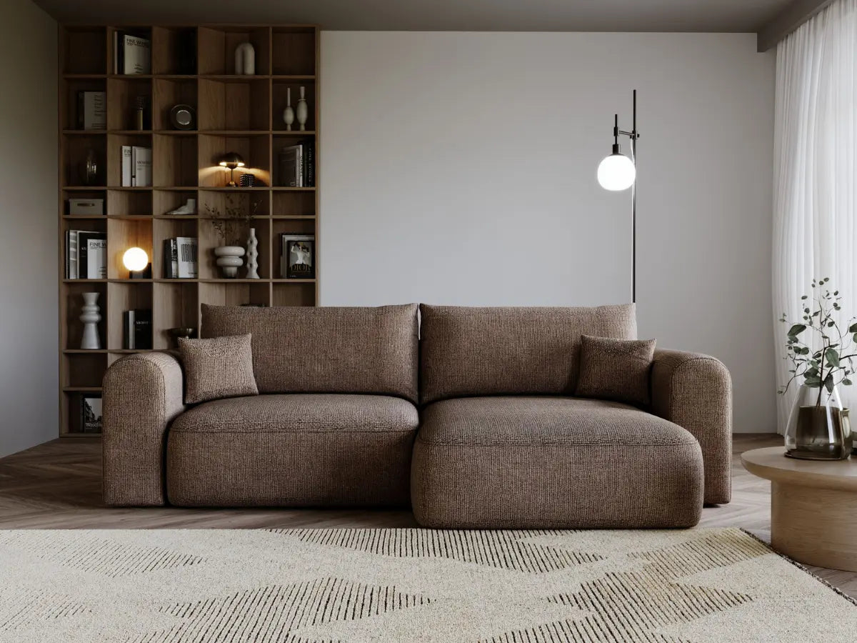 Canapé d'angle convertible avec grande méridienne - TROCADERO