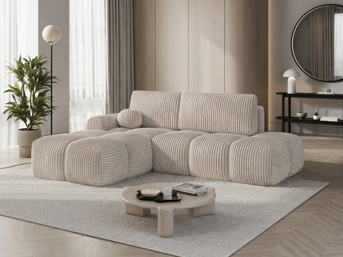Canapé d’Angle Kléber – Design contemporain & confort XXL