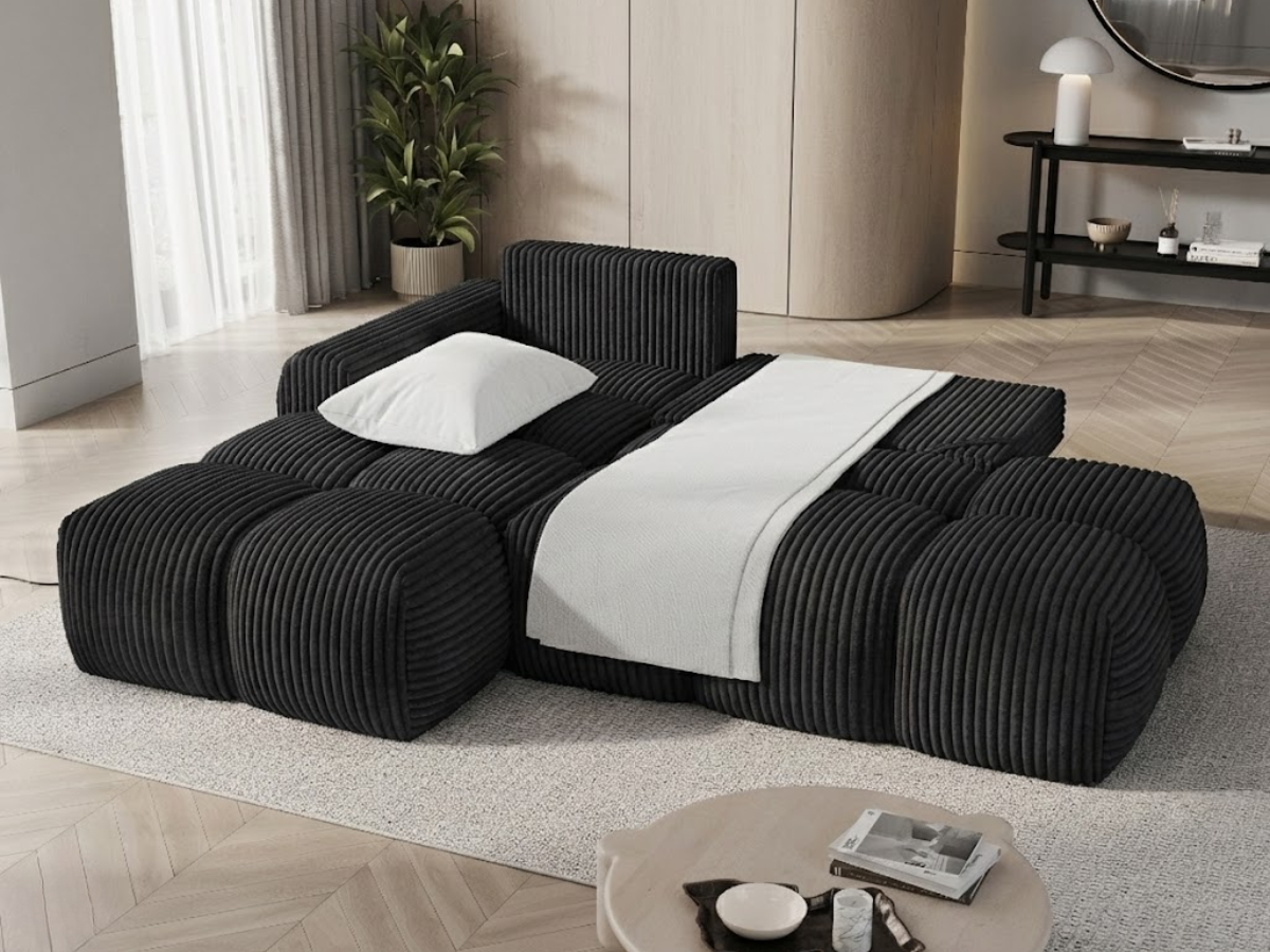 Canapé d’Angle Kléber – Design contemporain & confort XXL