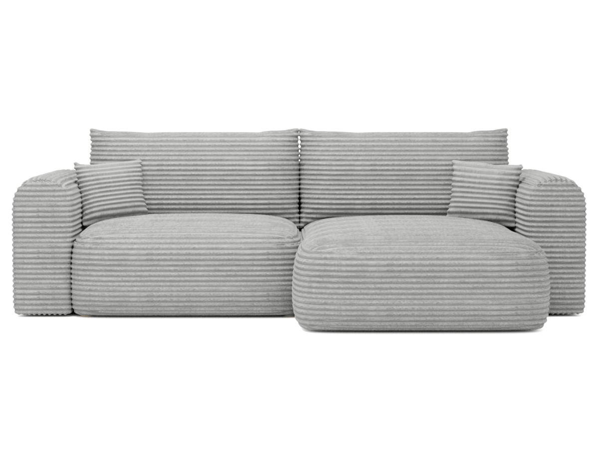 Canapé d'angle convertible avec grande méridienne - TROCADERO