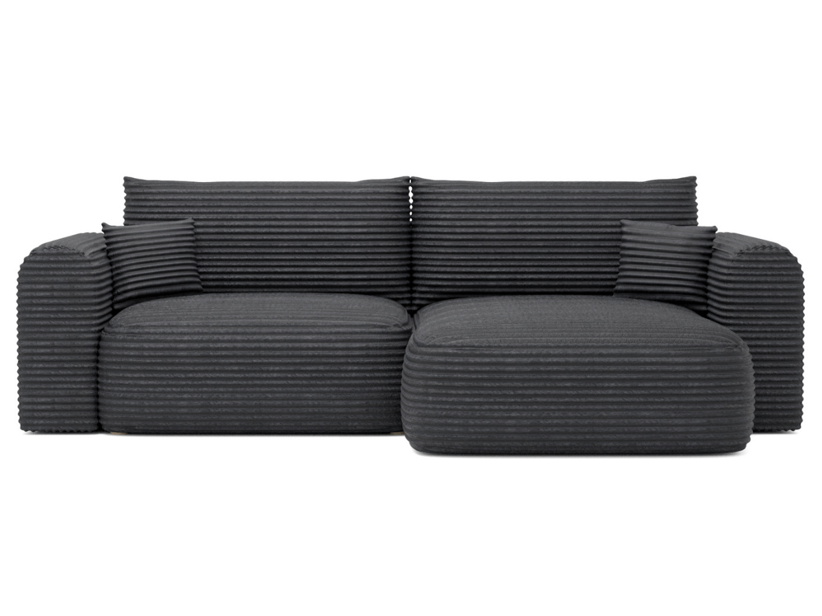 Canapé d'angle convertible avec grande méridienne - TROCADERO