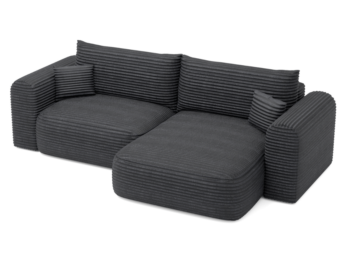 Canapé d'angle convertible avec grande méridienne - TROCADERO