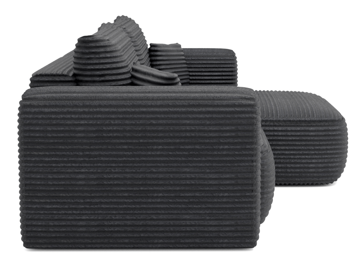 Canapé d'angle convertible avec grande méridienne - TROCADERO