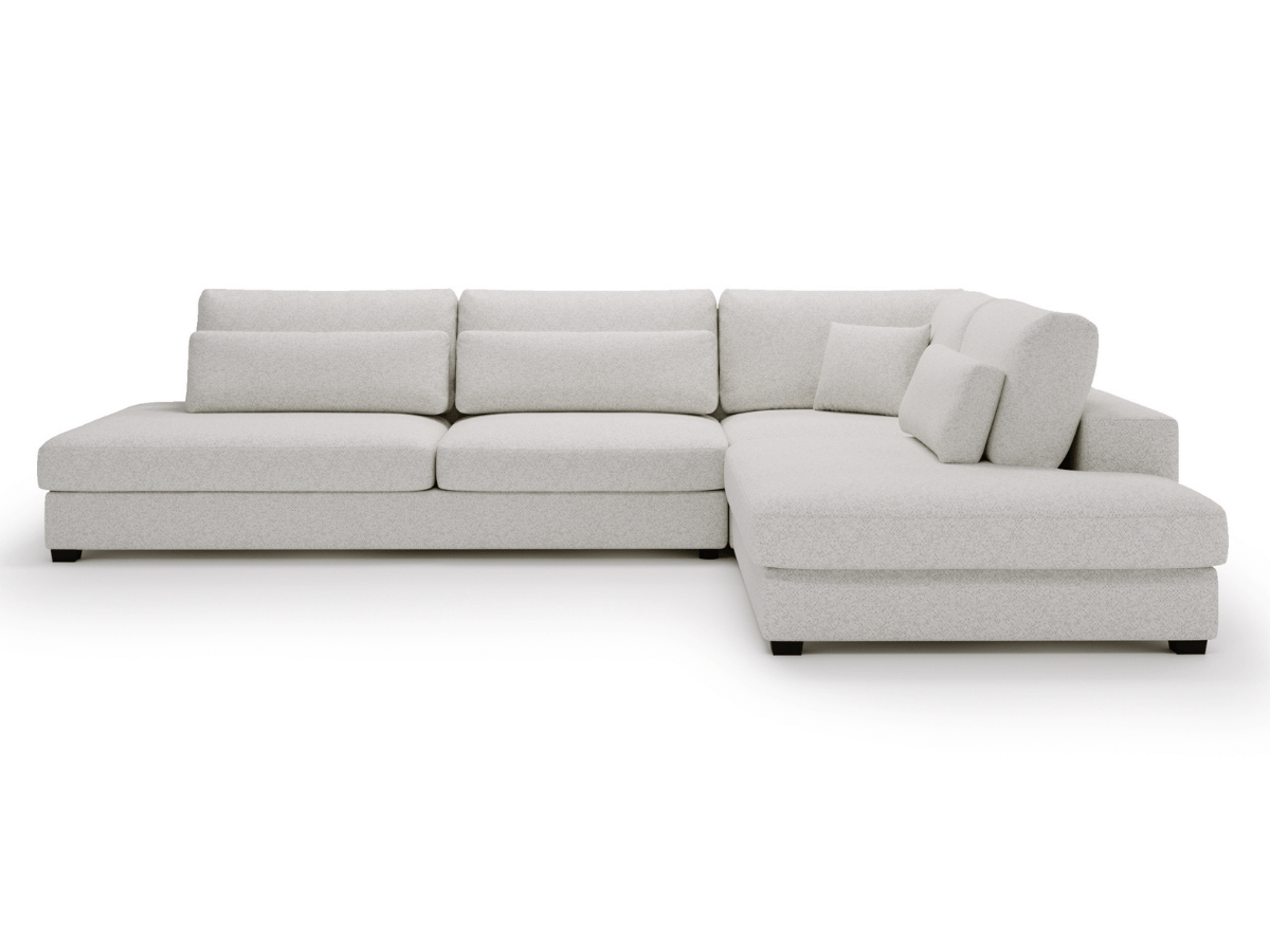 Canapé d'angle velours côtelé grand épaisseur VENDOME