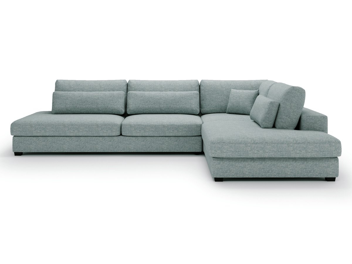 Canapé d'angle velours côtelé grand épaisseur VENDOME