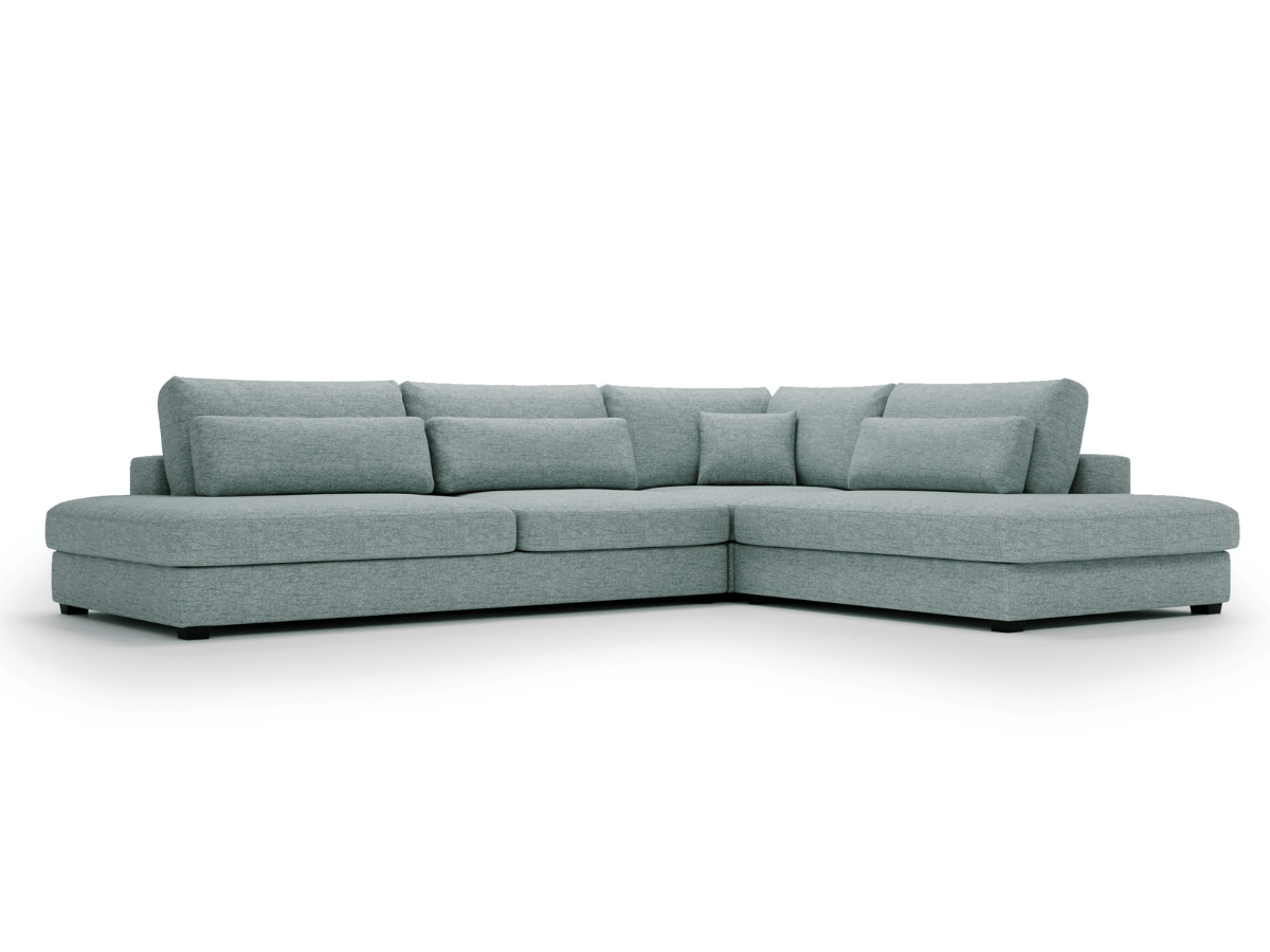 Canapé d'angle velours côtelé grand épaisseur VENDOME