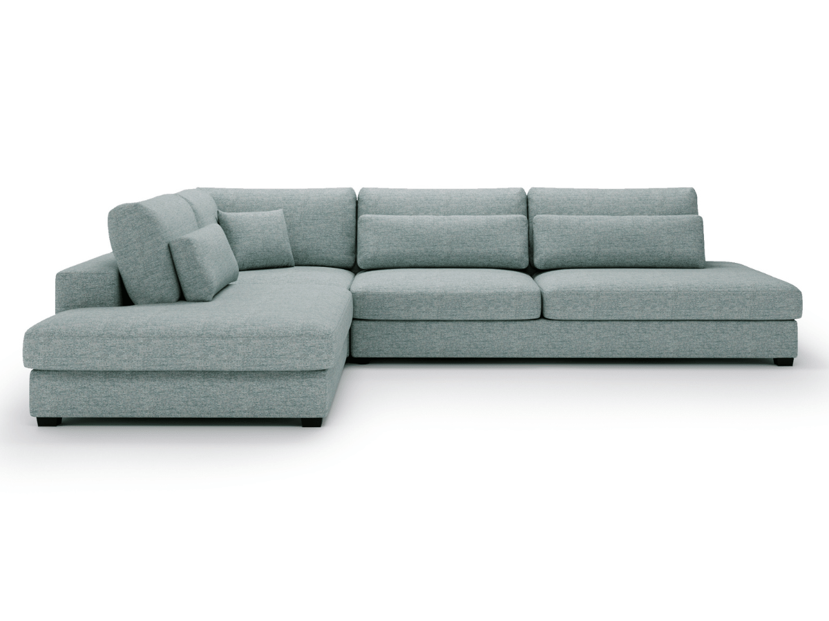 Canapé d'angle velours côtelé grand épaisseur VENDOME