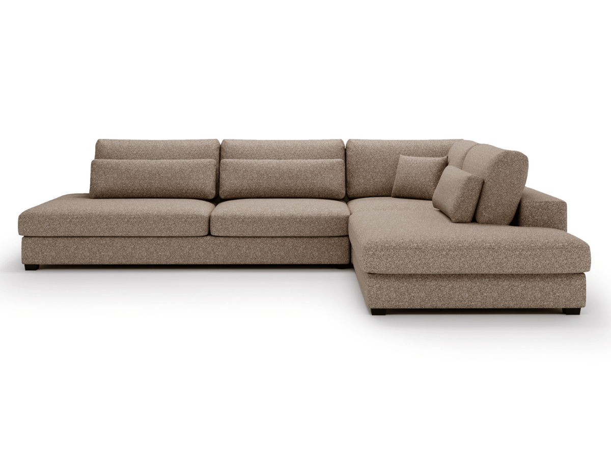 Canapé d'angle velours côtelé grand épaisseur VENDOME