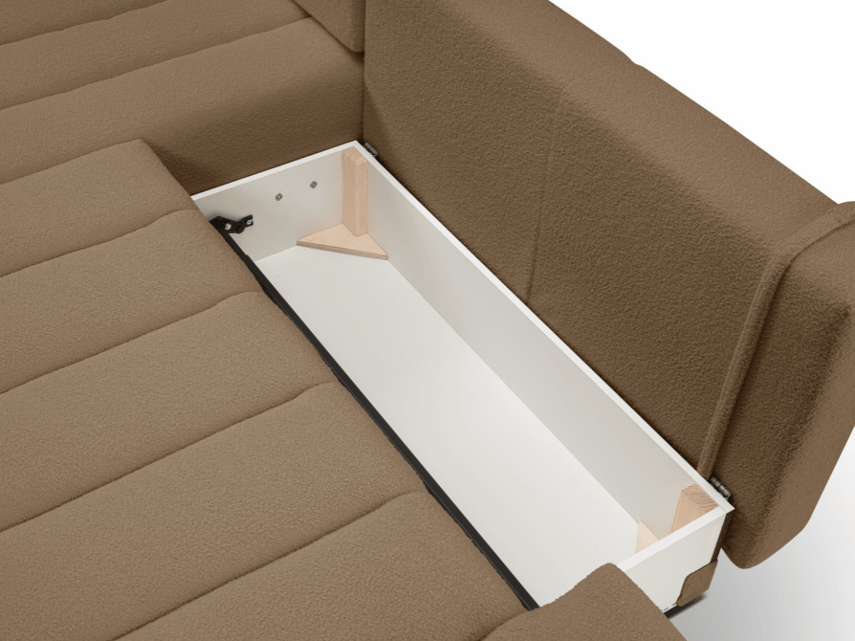 Canapé d'angle convertible avec coffre de rangement – AUTEUIL