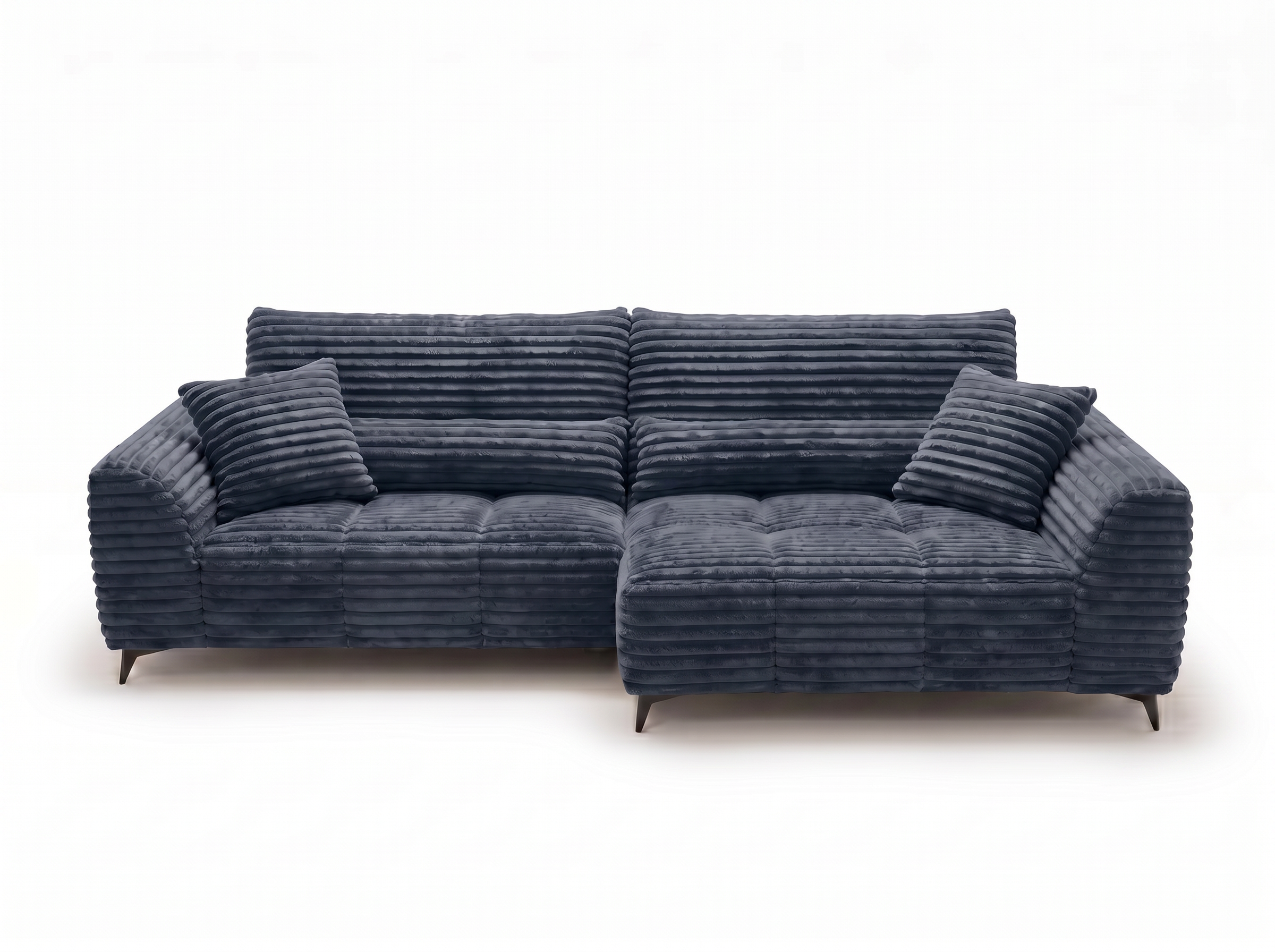 Canapé d'angle convertible design BATIGNOLLES avec coffre de rangement - vue 6