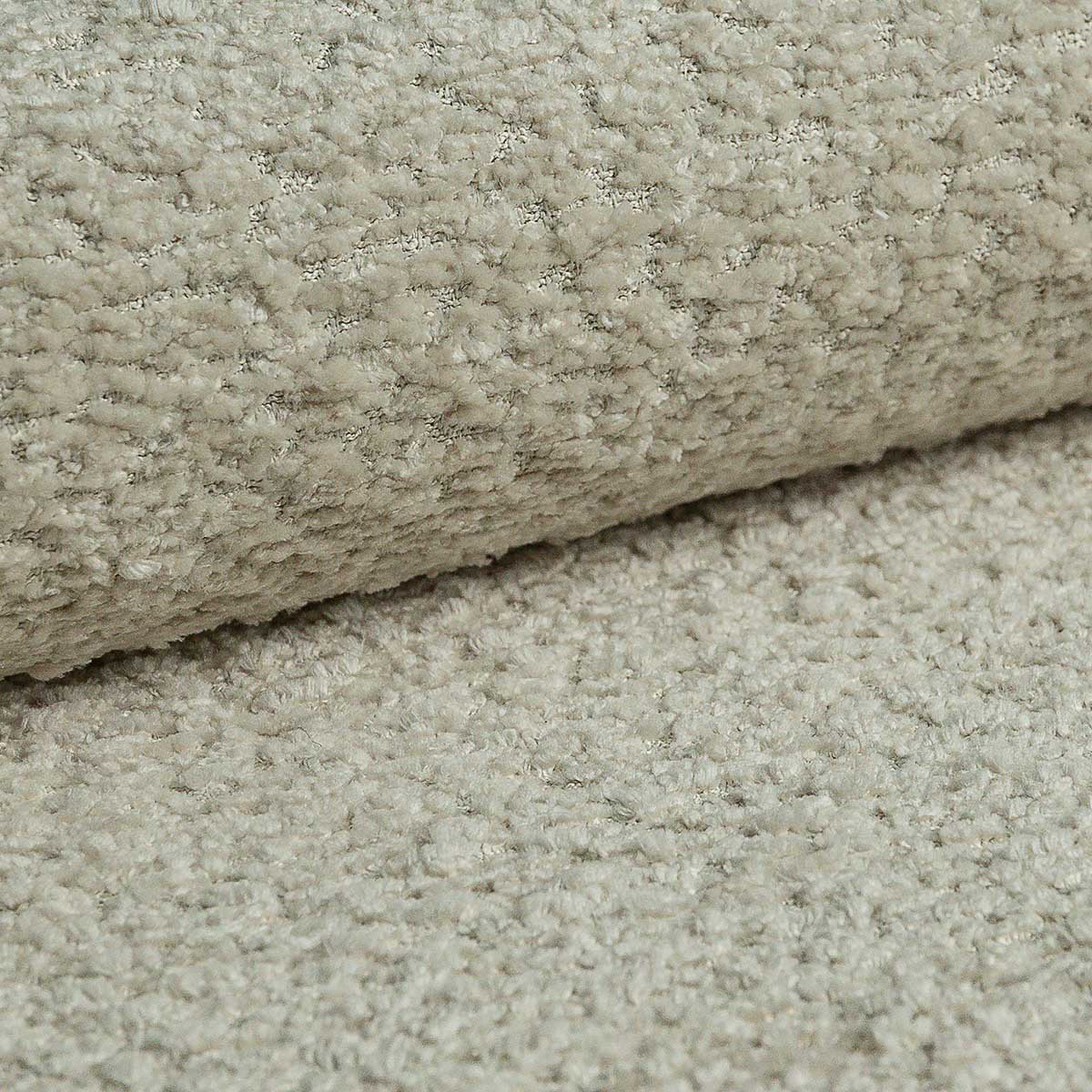 Canapé d'angle convertible design MIRABEAU avec coffre de rangement - Bouclette chinée beige - vue 13