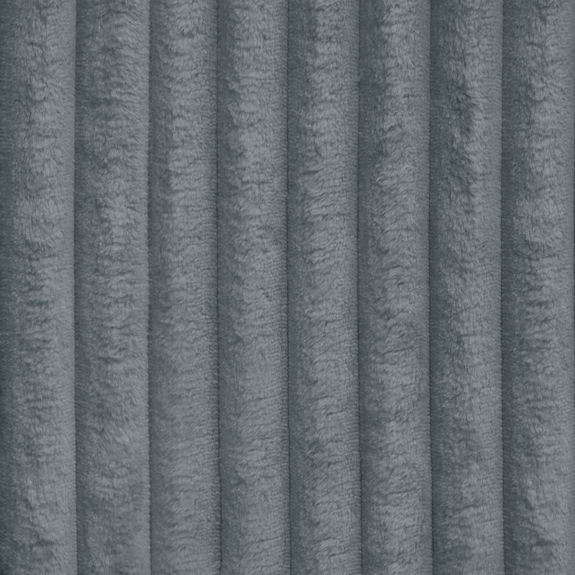 Canapé d'angle convertible design MIRABEAU avec coffre de rangement - Velours côtelé épais gris bleu - vue 13