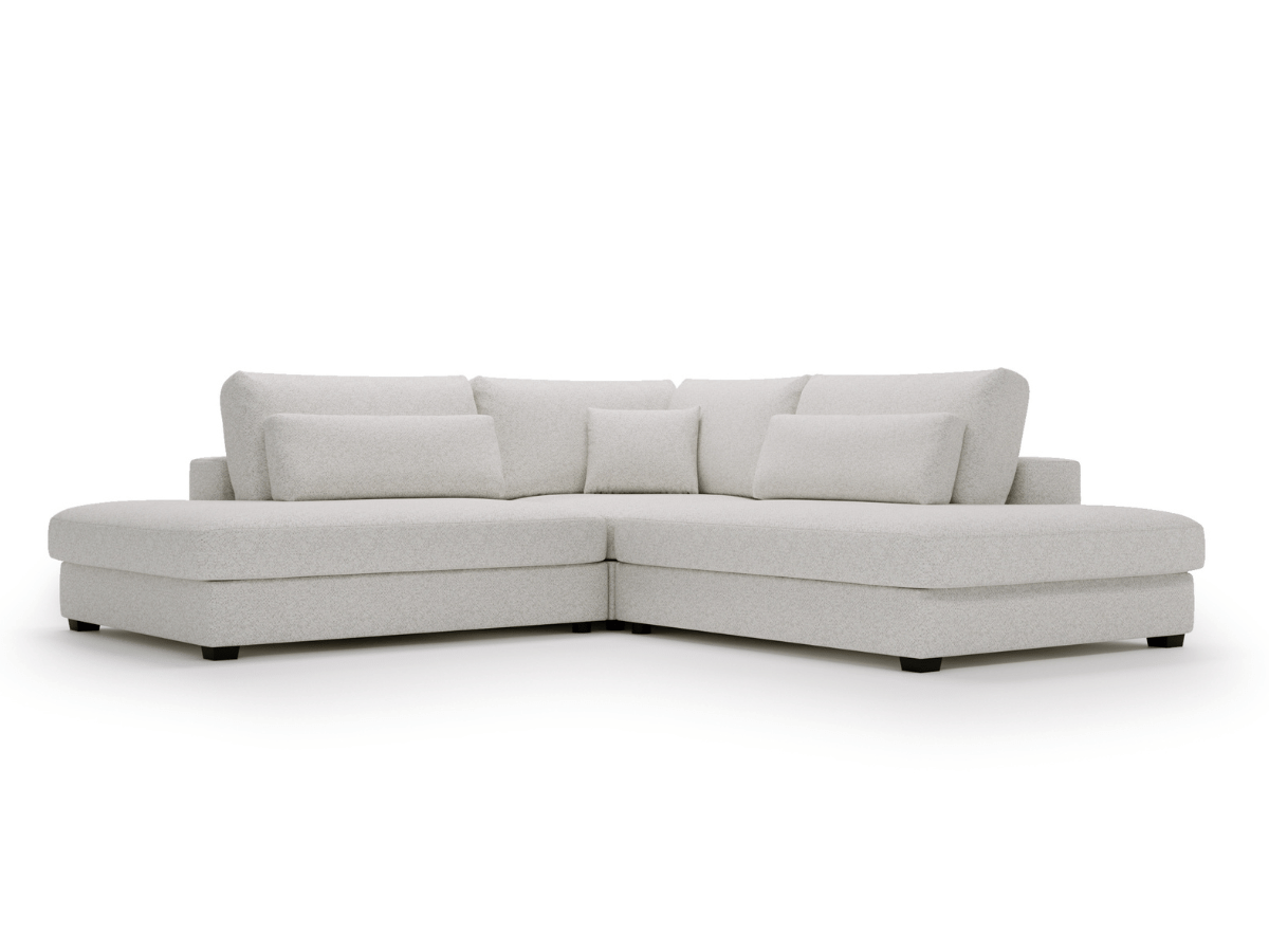 Canapé d'angle velours côtelé grand épaisseur VENDOME