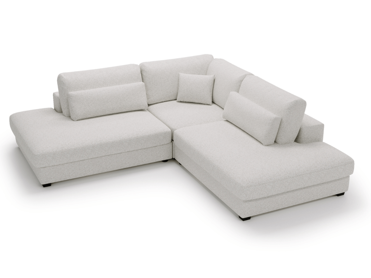 Canapé d'angle velours côtelé grand épaisseur VENDOME